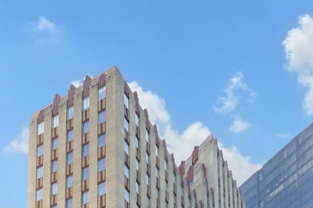 A bank building exterior